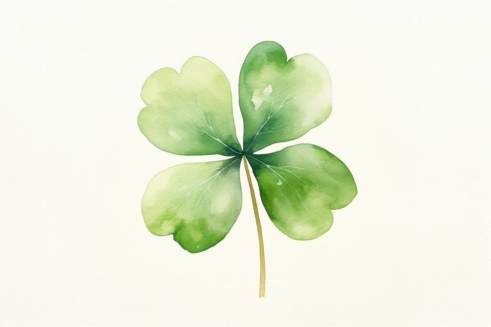 Four leaf clover copy space creativity nature. AI generated Image by rawpixel.