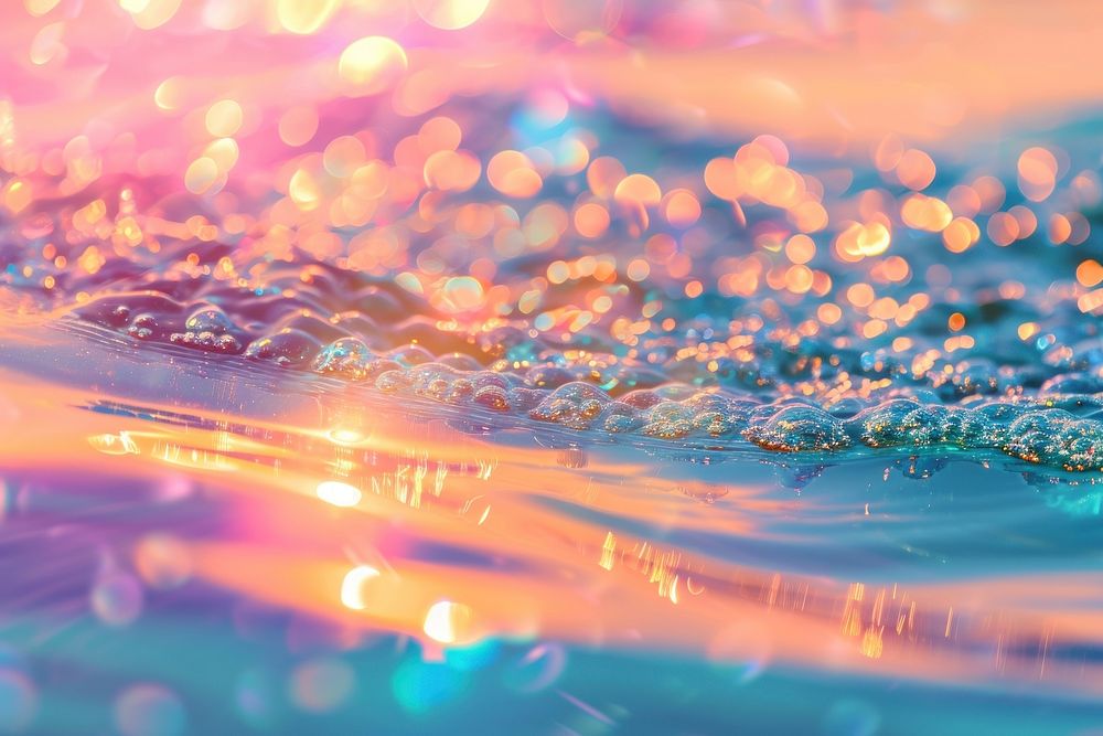 Ocean icon pattern bokeh effect background backgrounds outdoors glitter.