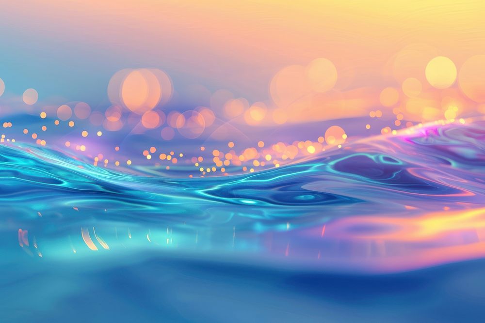 Ocean icon pattern bokeh effect background backgrounds outdoors nature.