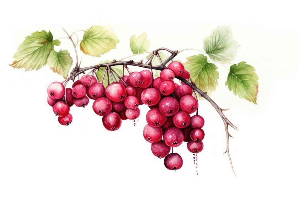 Berry hanging grapes fruit.