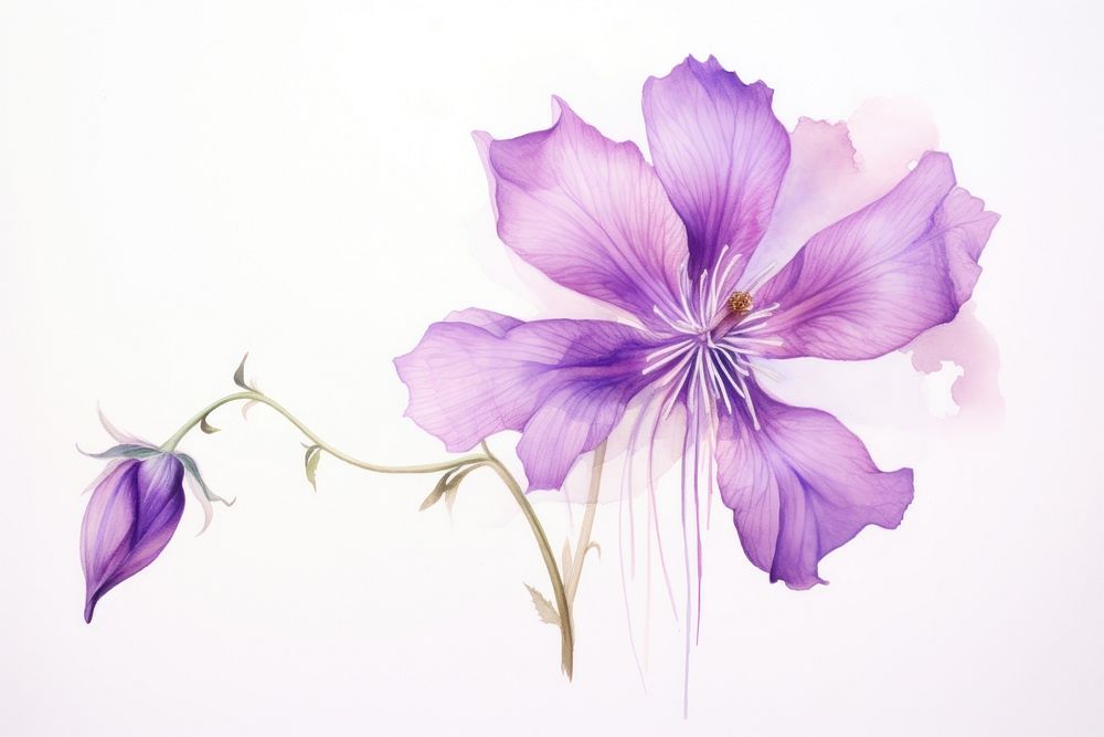 Purple flower petal plant inflorescence.