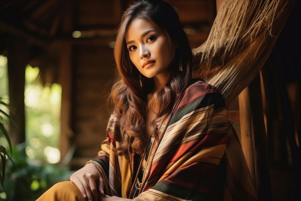 Thai woman photography portrait fashion. AI generated Image by rawpixel.