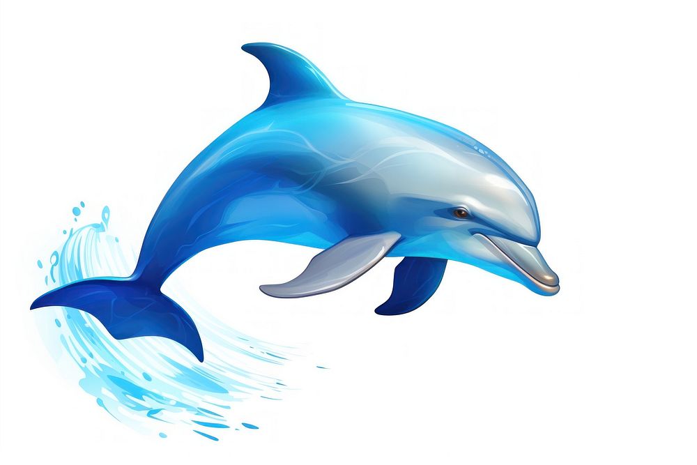 Dolphin gummy animal mammal fish. AI generated Image by rawpixel.
