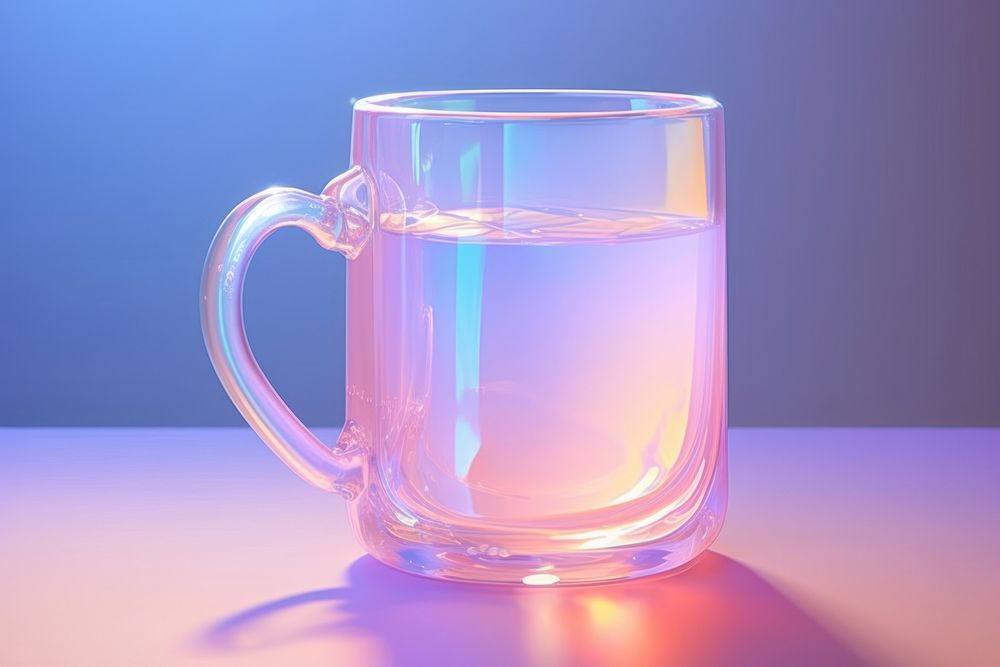 Beer mug transparent glass drink.