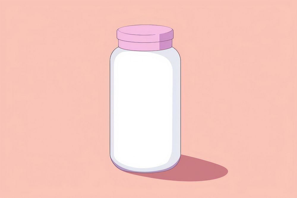 Pill bottle glass jar biotechnology. AI generated Image by rawpixel.
