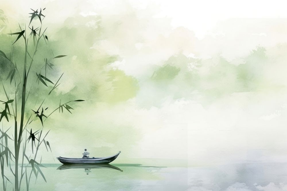 Boat outdoors vehicle nature. AI generated Image by rawpixel.