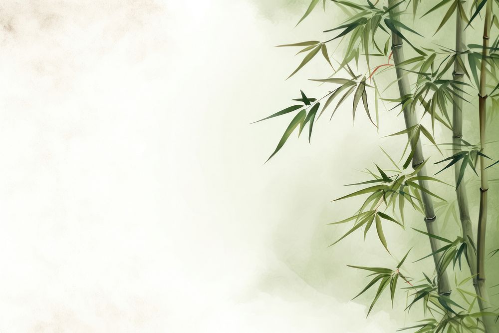 Bamboo plant wall backgrounds. AI generated Image by rawpixel.