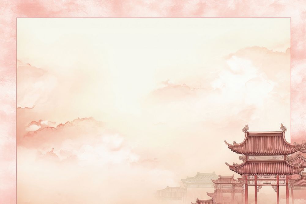 Chinese Palace outdoors architecture backgrounds. AI generated Image by rawpixel.