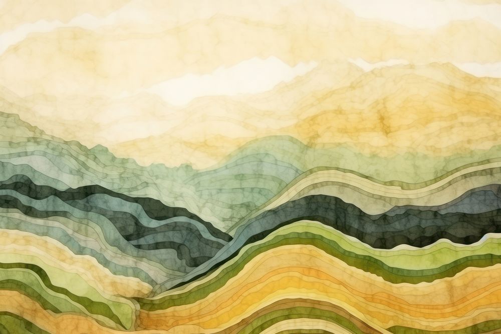 Landscape painting texture art. AI generated Image by rawpixel.