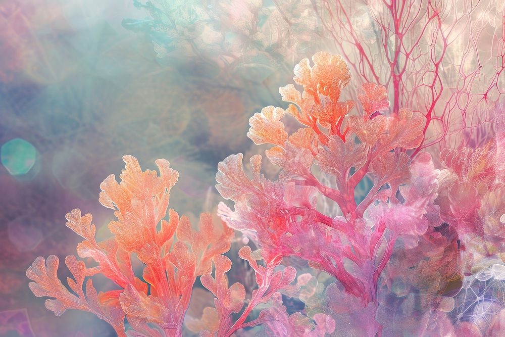 Coral outdoors painting nature.