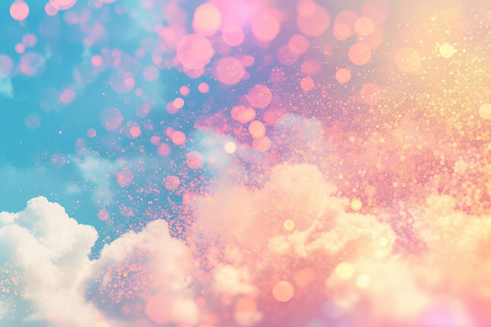 Cloud pattern bokeh effect background backgrounds outdoors nature.