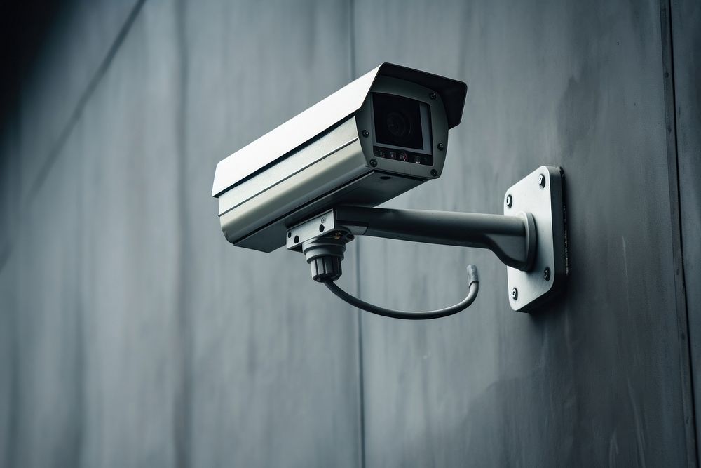 Closed circuit camera cctv security surveillance architecture. AI generated Image by rawpixel.