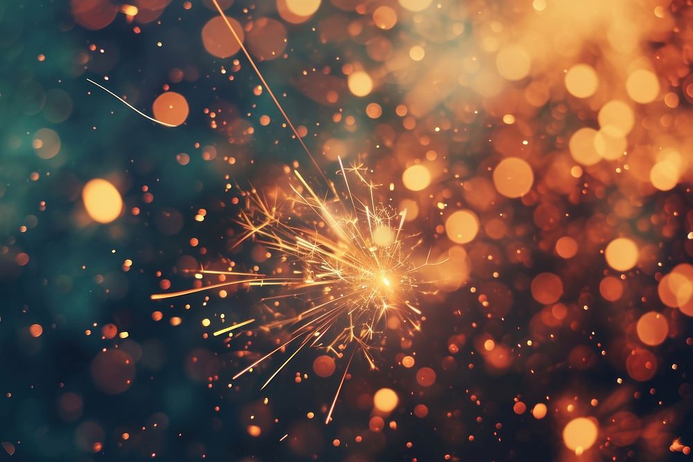 New Year pattern bokeh effect background fireworks light backgrounds.