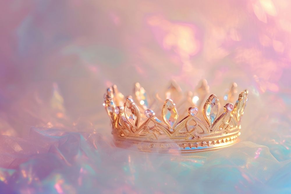 Gold crown jewelry tiara accessories.
