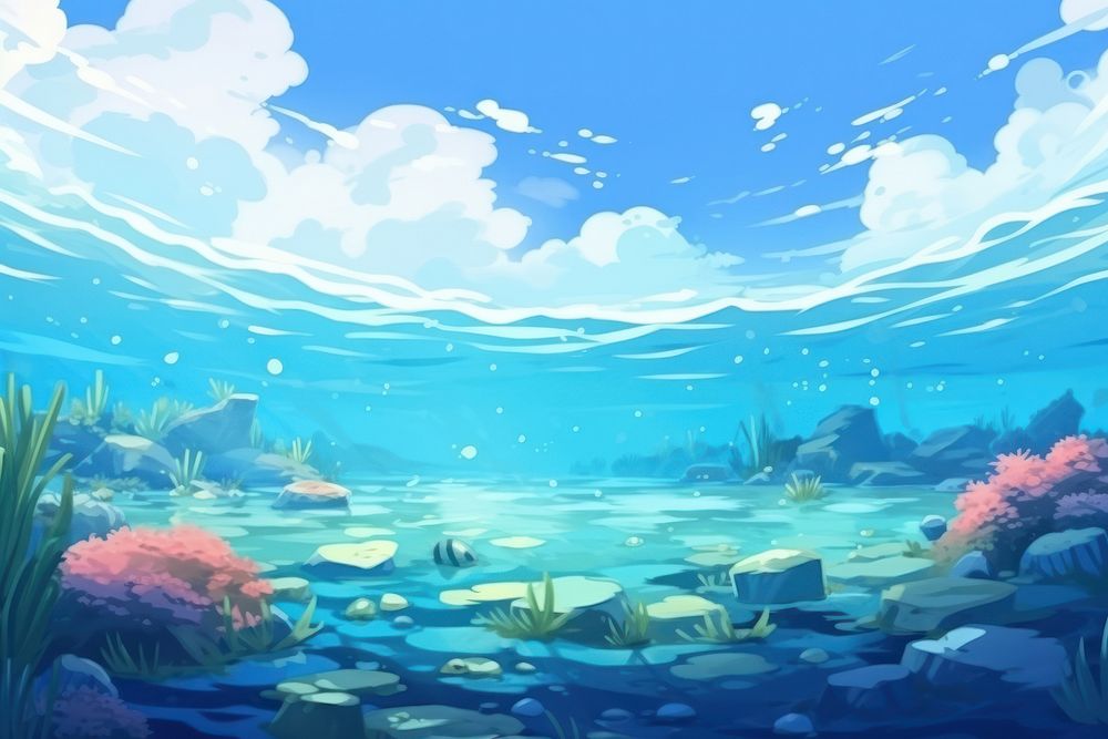 Ocean ocean backgrounds underwater.