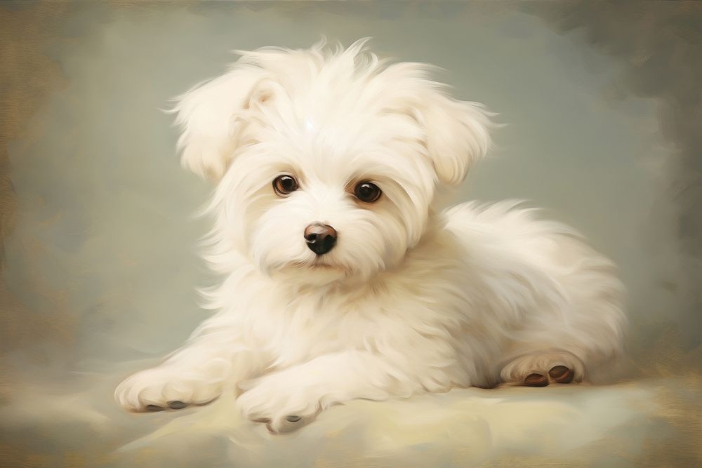 Illustration of puppy dog mammal animal pet.