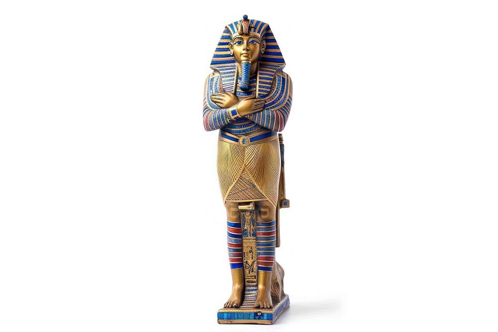 Pharaoh sculpture figurine statue.