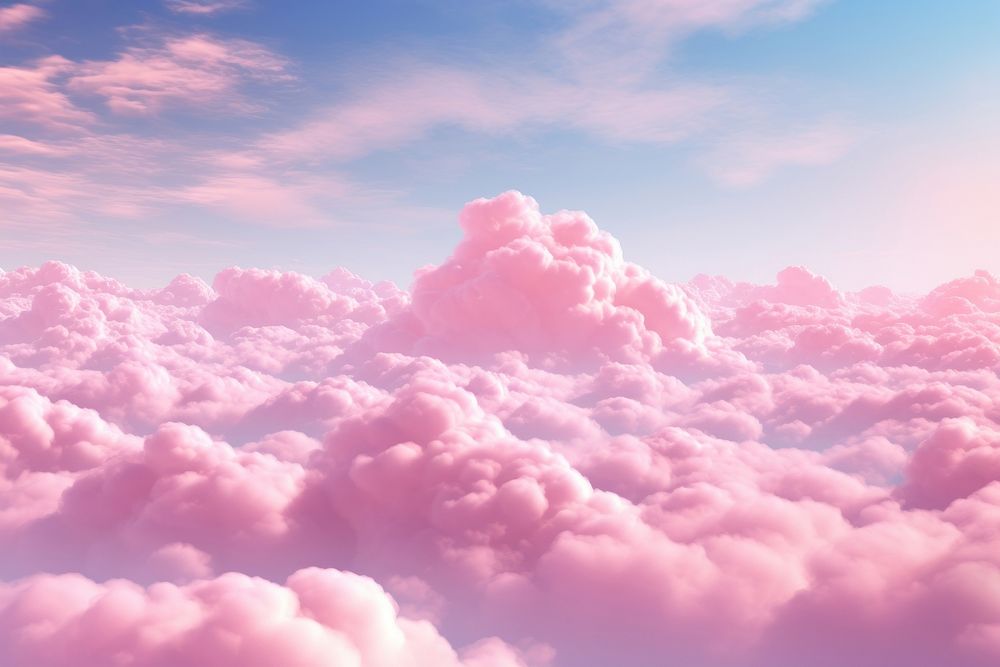  Pink sky backgrounds outdoors nature. AI generated Image by rawpixel.