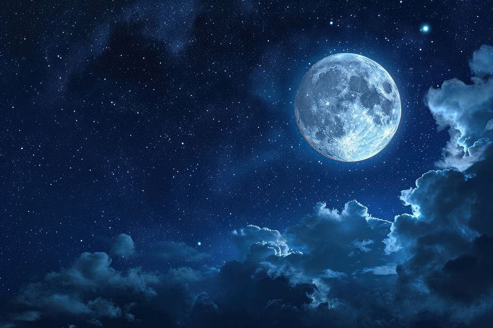 Moon night sky backgrounds.