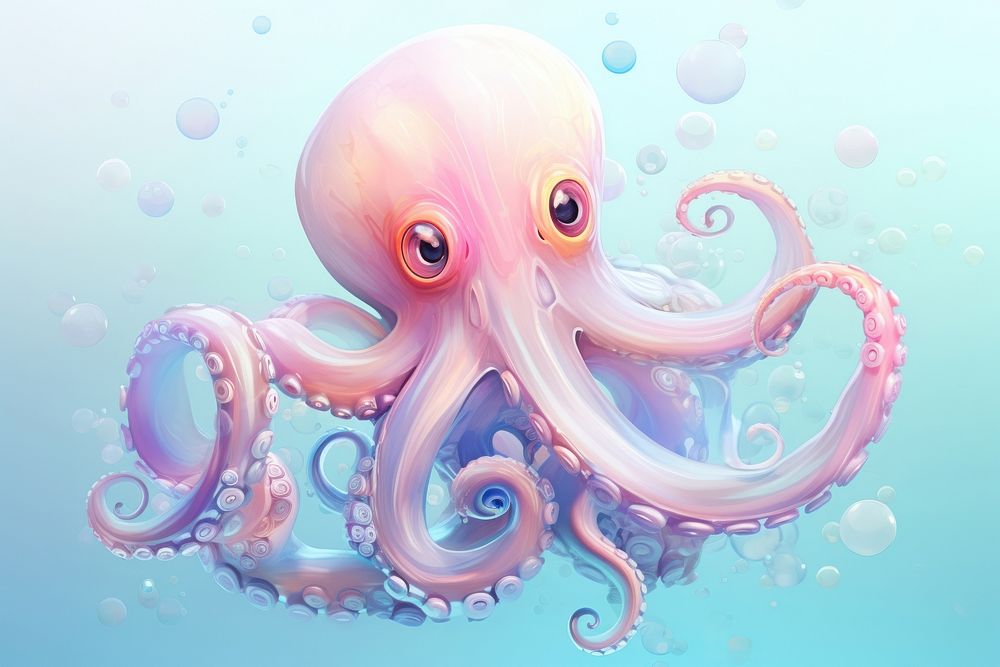 Octopus transparent animal invertebrate.