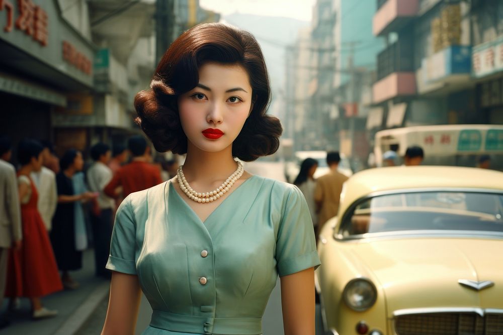 Korean female necklace vehicle jewelry. AI generated Image by rawpixel.