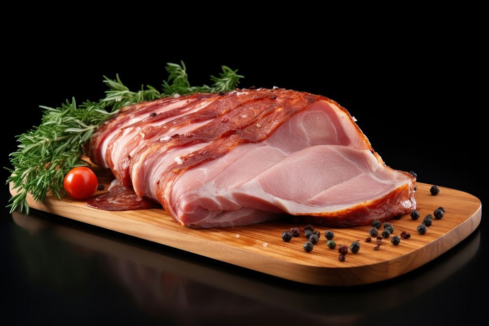 Ham meat pork food.