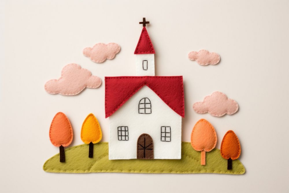 Church art toy representation.