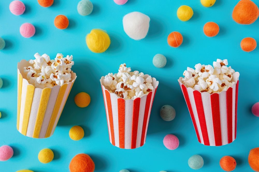 Cinema popcorn snack food.