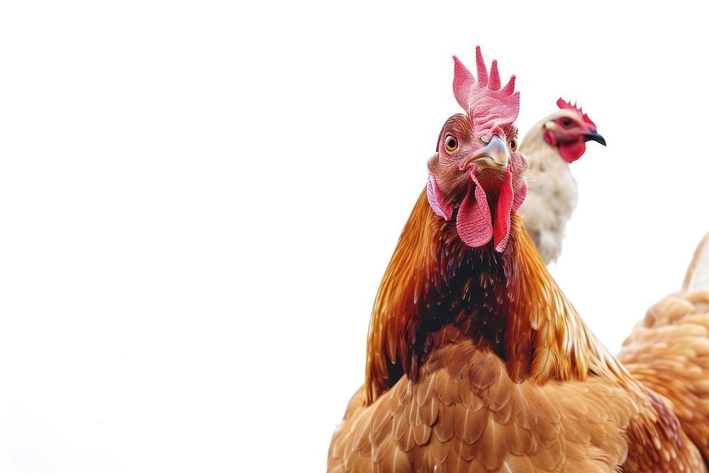 Farm animal chicken poultry bird. AI generated Image by rawpixel.