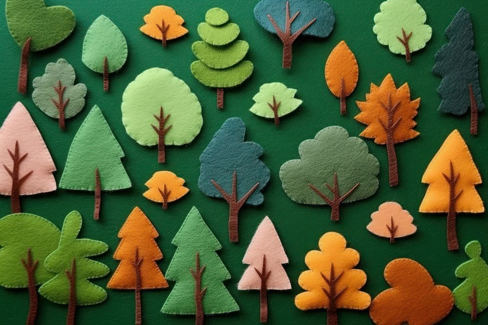 Forest art backgrounds pattern.