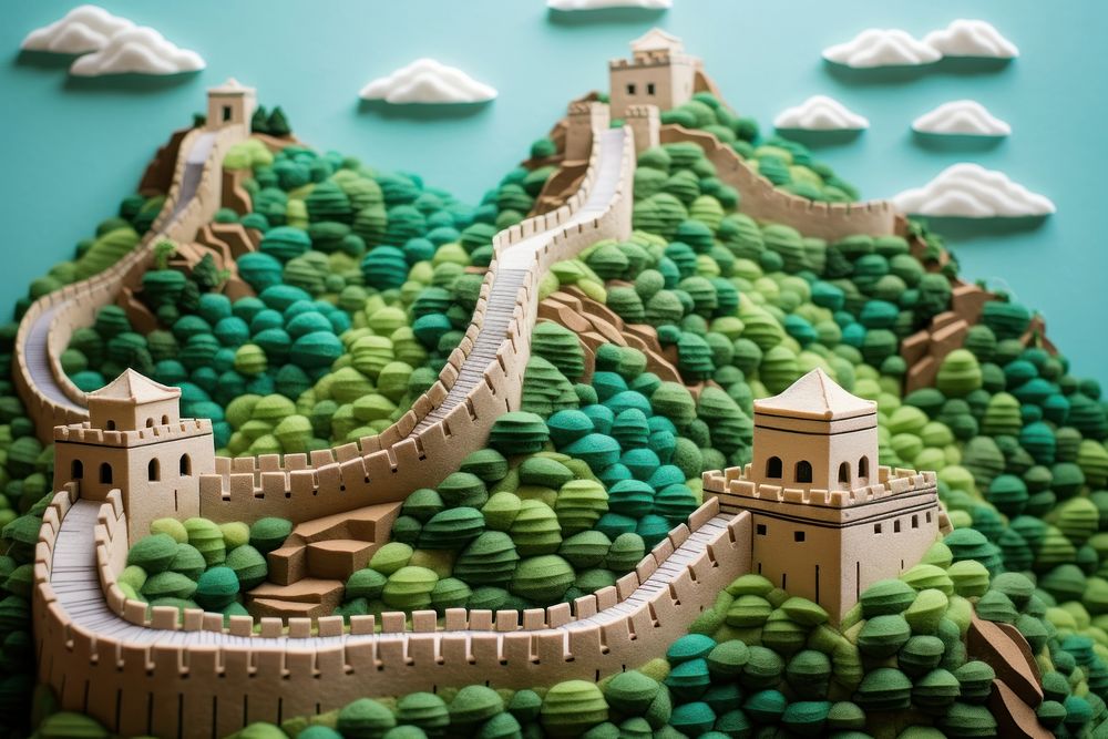 Great wall of china art architecture creativity.