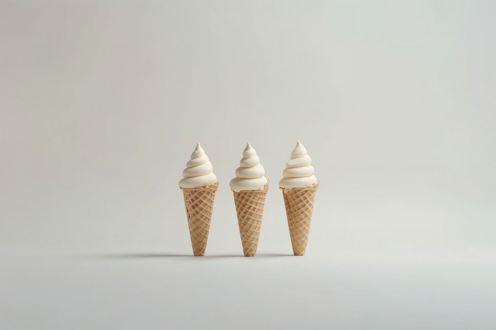 Ice cream summer dessert food simplicity. AI generated Image by rawpixel.