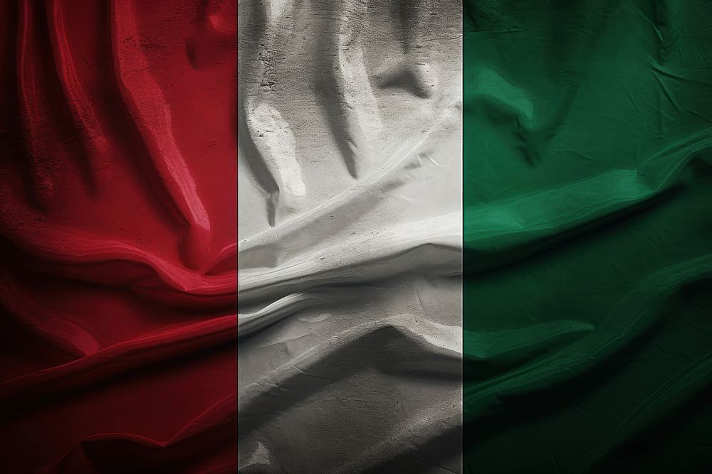 Italy flag backgrounds textured abstract. AI generated Image by rawpixel.