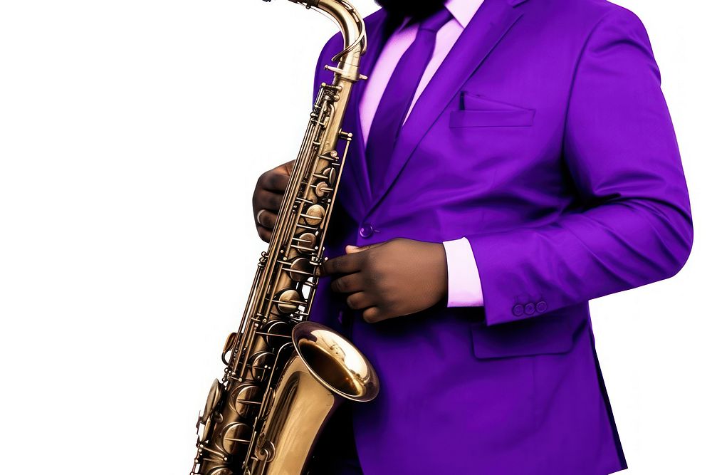 Jazz Musician Playing Saxophone saxophone musician jazz. AI generated Image by rawpixel.