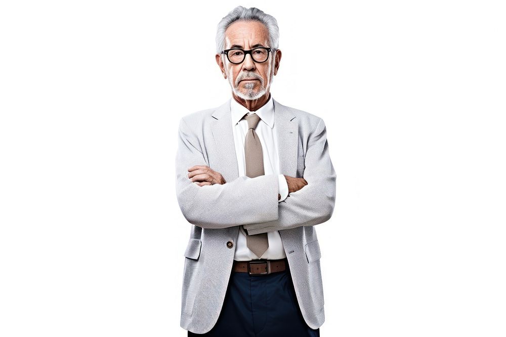 Mature handsome Chinese entrepreneur portrait glasses shirt. AI generated Image by rawpixel.