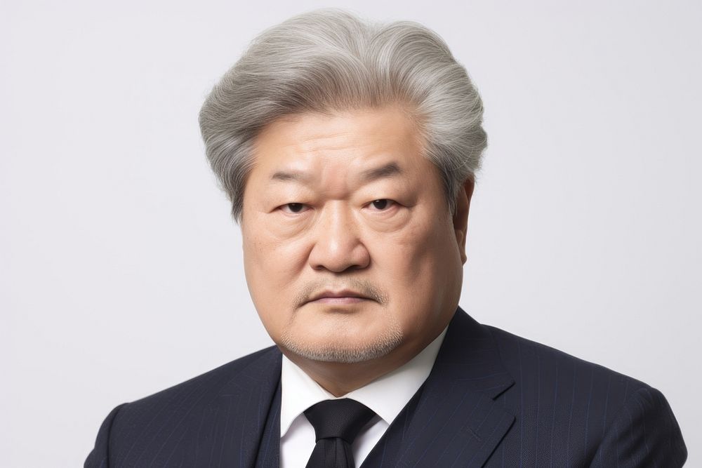 Mature handsome Japanese entrepreneur portrait adult photo. AI generated Image by rawpixel.