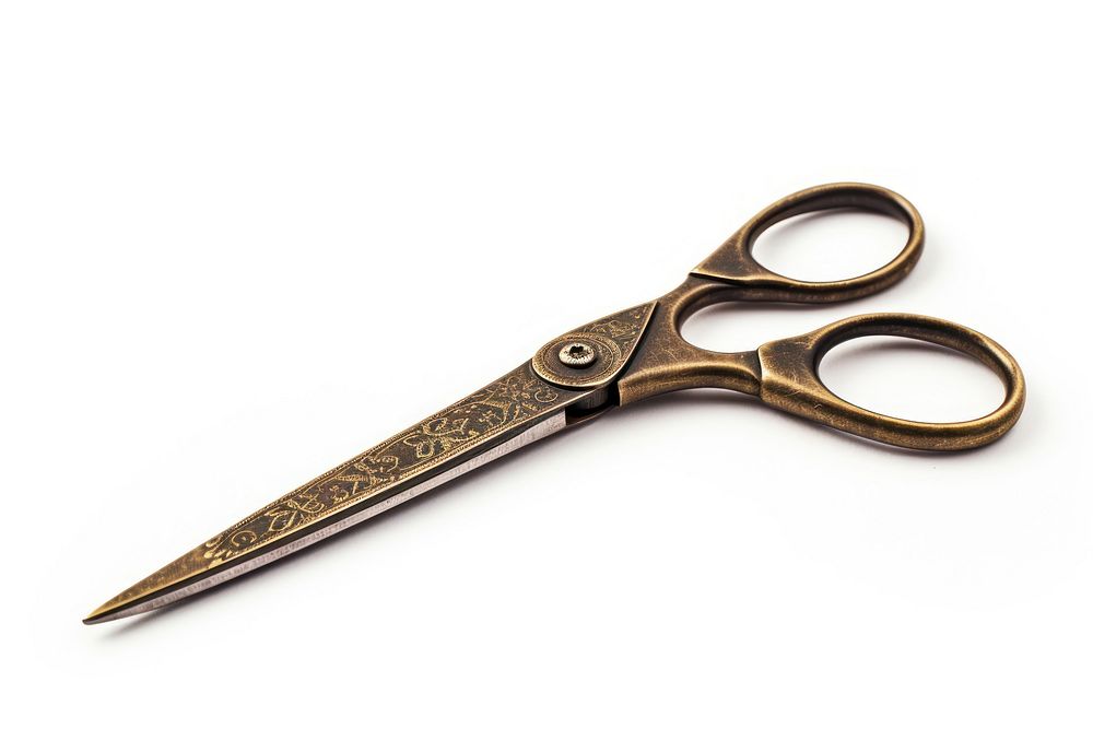 Old vintage tailor or seamstress scissors weaponry shears metal. AI generated Image by rawpixel.