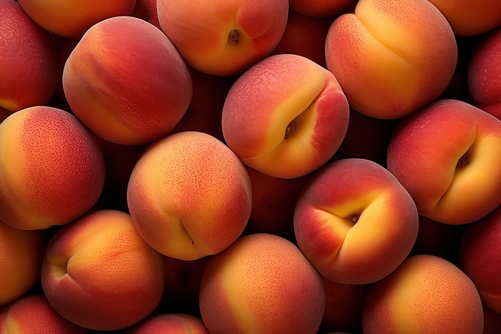 Peach fruit food plant.