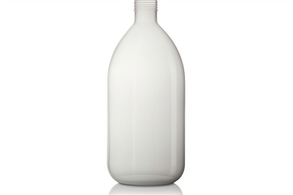 Plastic bottle glass drink white. AI generated Image by rawpixel.