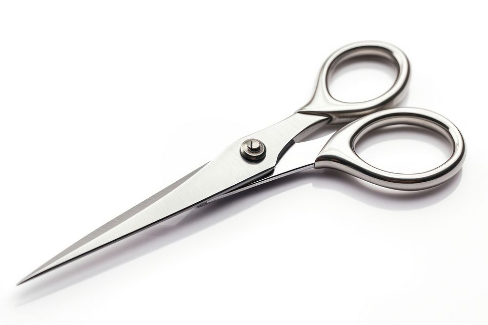 Seamstress scissors white background equipment weaponry. AI generated Image by rawpixel.