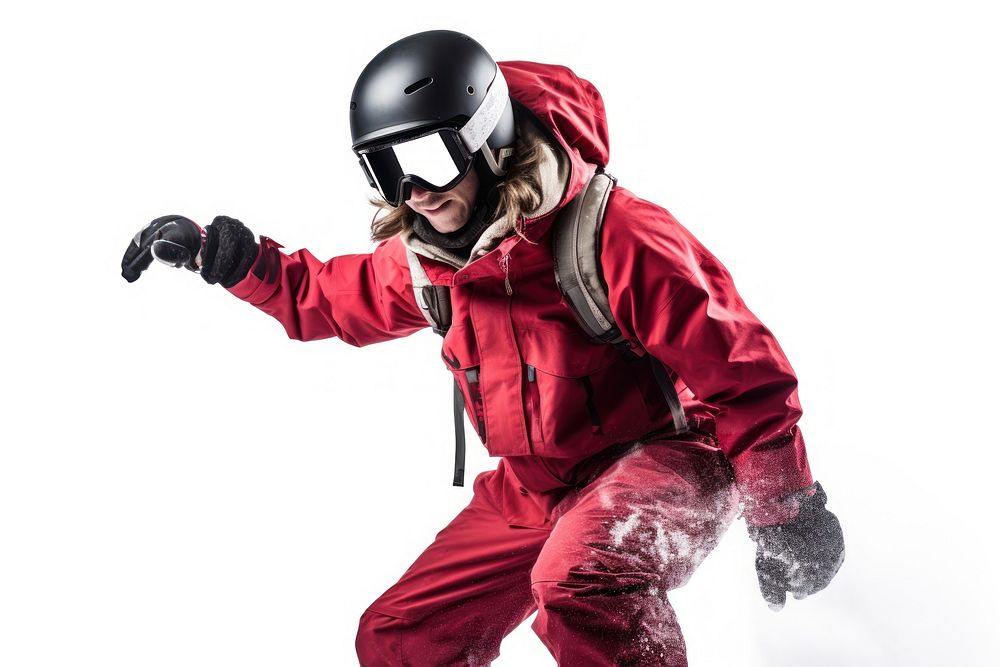 Snowboarder snow helmet sports. AI generated Image by rawpixel.