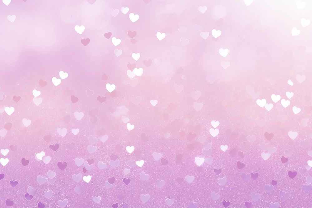 Hearts glitter backgrounds purple. AI | Premium Photo Illustration ...