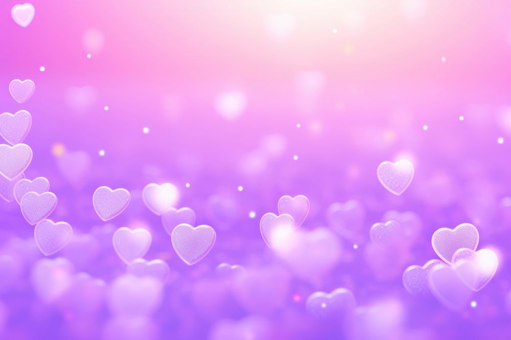  Hearts purple backgrounds petal. AI generated Image by rawpixel.