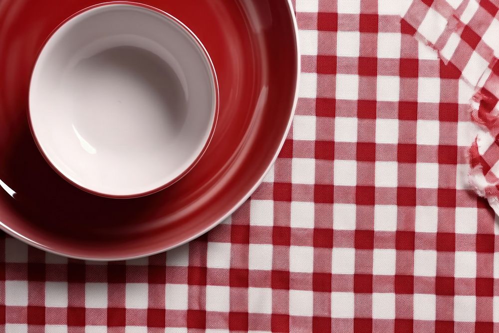 Plate  tablecloth saucer bowl.