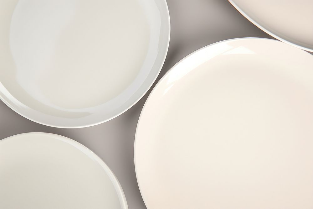 Plates  ceramic simplicity porcelain.