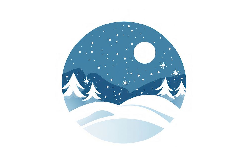 Clean white background snowy weather icon isolate object no shadow. AI generated Image by rawpixel.