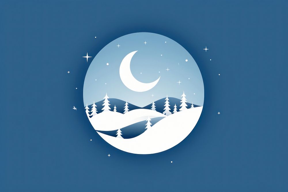 Winter astronomy nature symbol. AI generated Image by rawpixel.