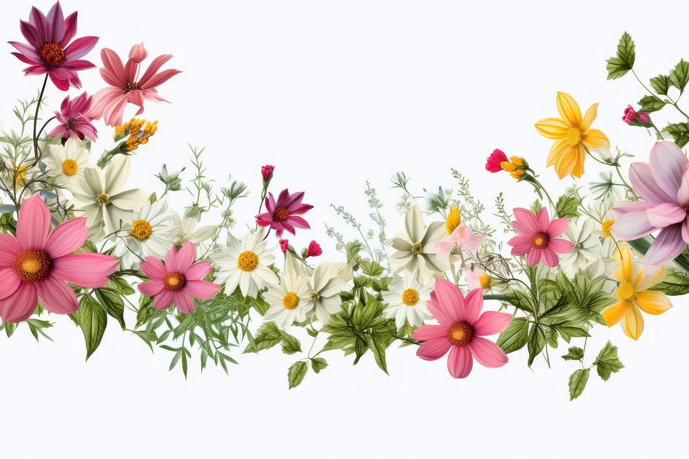 Flower plant daisy white. AI generated Image by rawpixel.