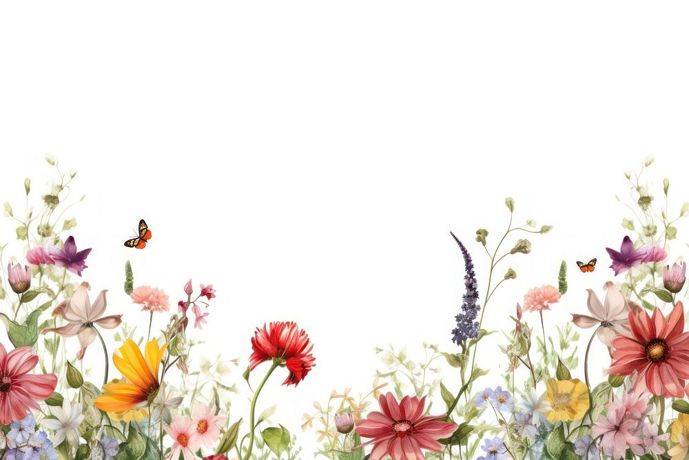 Backgrounds outdoors pattern flower. AI generated Image by rawpixel.