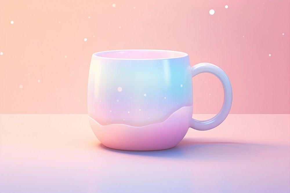 A mug cup refreshment tableware.